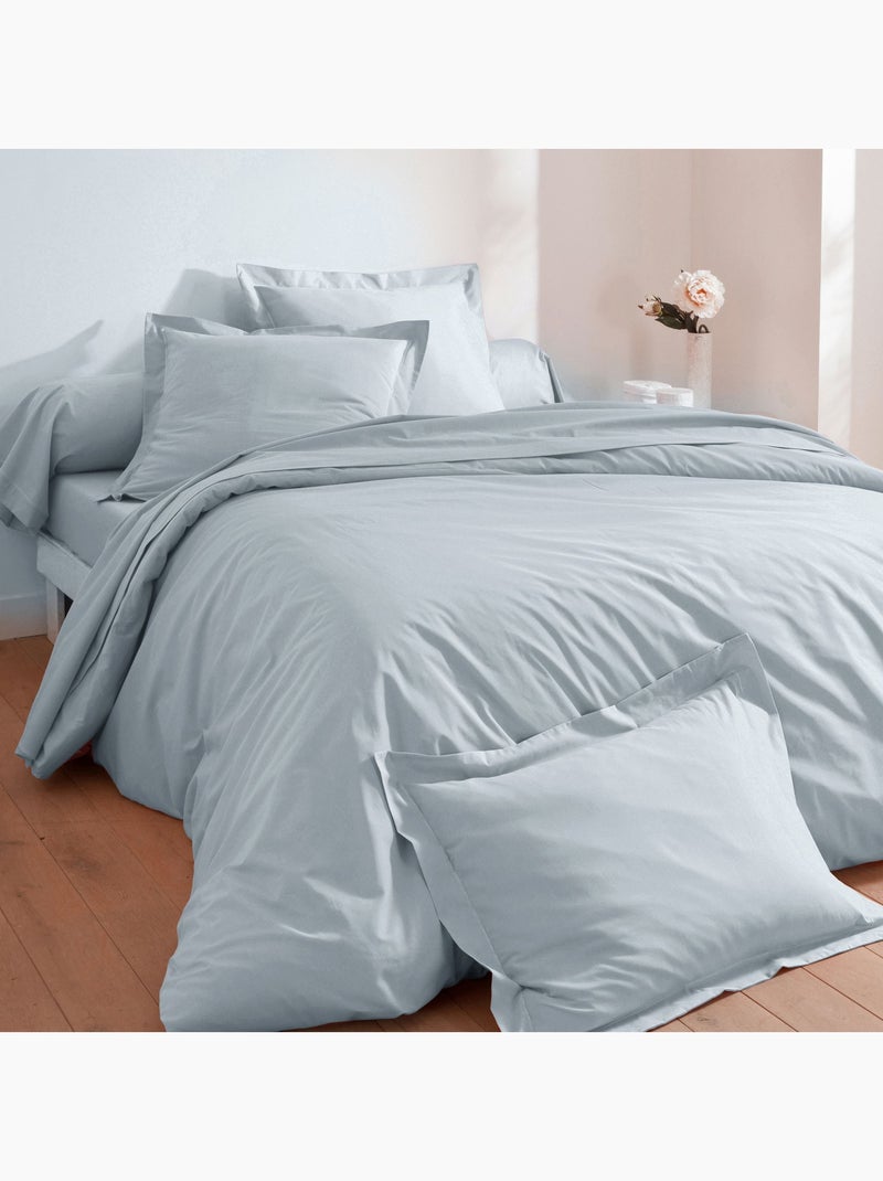 Becquet - Housse de couette COTON UNI LAURÉAT en coton Gris perle - Kiabi