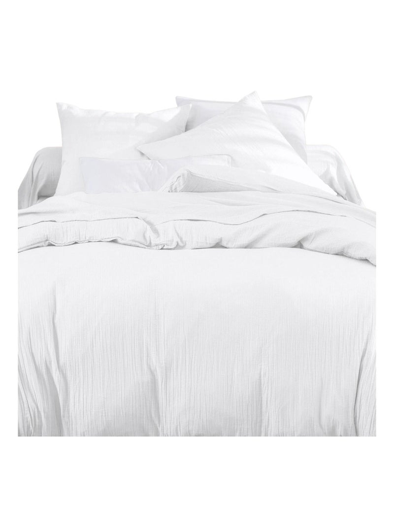 Becquet - Housse de couette DOUBLE GAZE en coton Blanc - Kiabi