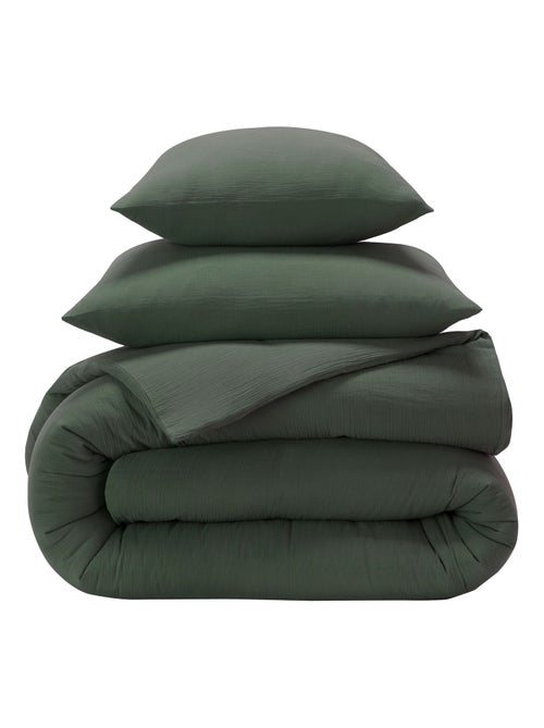 Becquet - Housse de couette DOUBLE GAZE en coton - Kiabi Becquet - Housse de couette DOUBLE GAZE en coton - Kiabi
