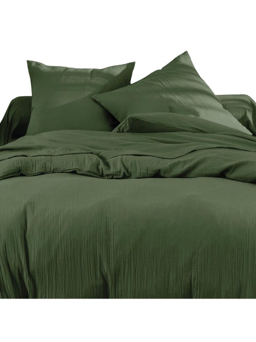 Becquet - Housse de couette DOUBLE GAZE en coton - Kiabi Becquet - Housse de couette DOUBLE GAZE en coton - Kiabi