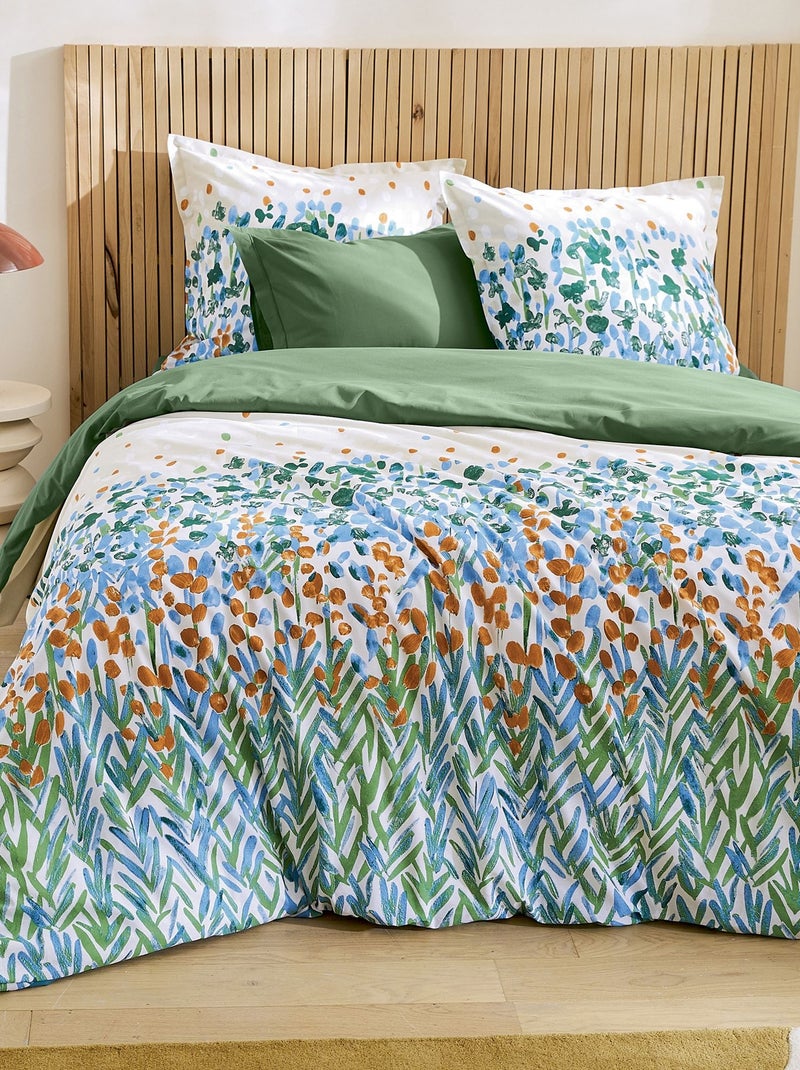 Becquet - Housse de couette EVASION en coton Vert - Kiabi