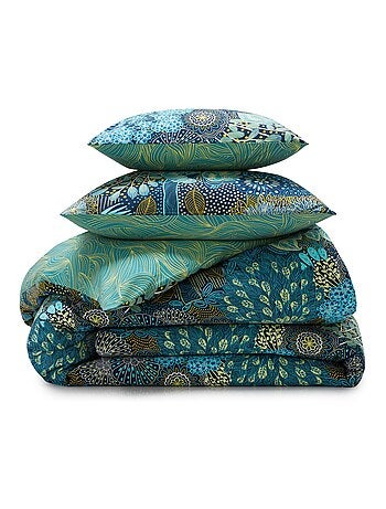 Becquet - Housse de couette FORET MARINE en coton