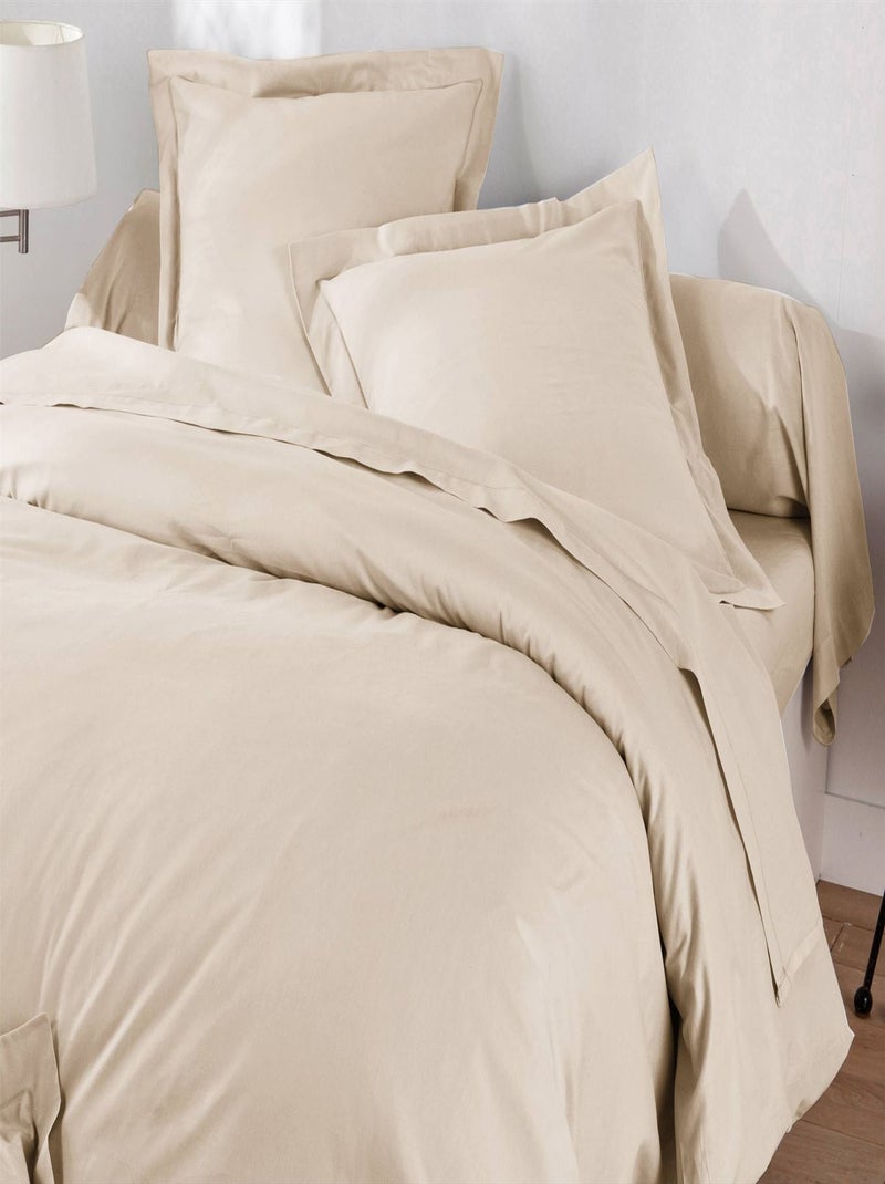 Becquet - Housse de couette Gamme unie lin prélavé en lin Blanc cassé - Kiabi