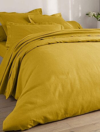 Becquet - Housse de couette Gamme unie lin prélavé en lin