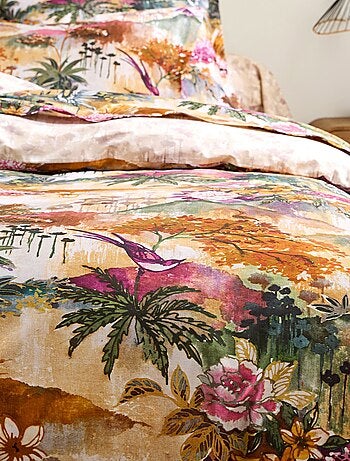 Becquet - Housse de couette JARDIN D'ASIE en coton