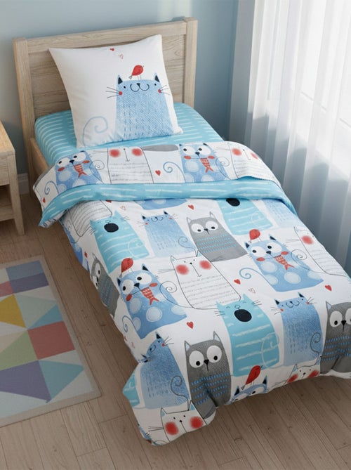 Becquet - Housse de couette MATOU en coton - Kiabi