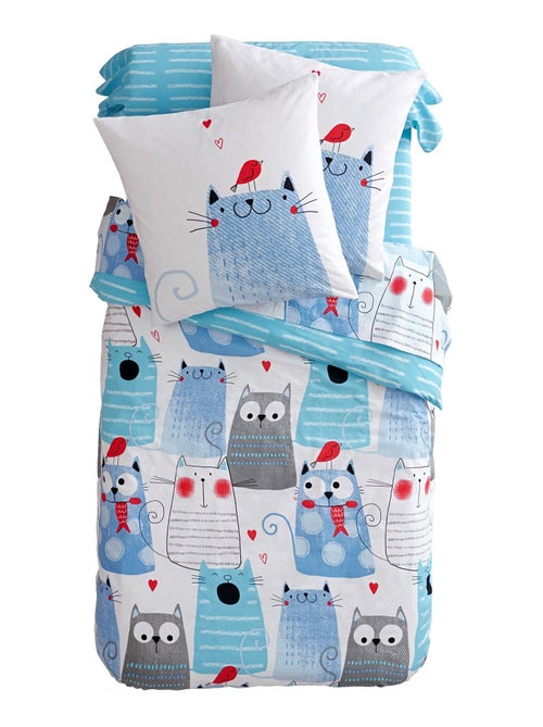 Becquet - Housse de couette MATOU en coton - Kiabi