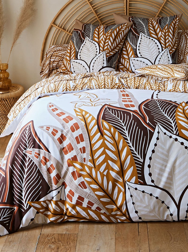 Becquet - Housse de couette NATURE FERTILE en coton Beige - Kiabi