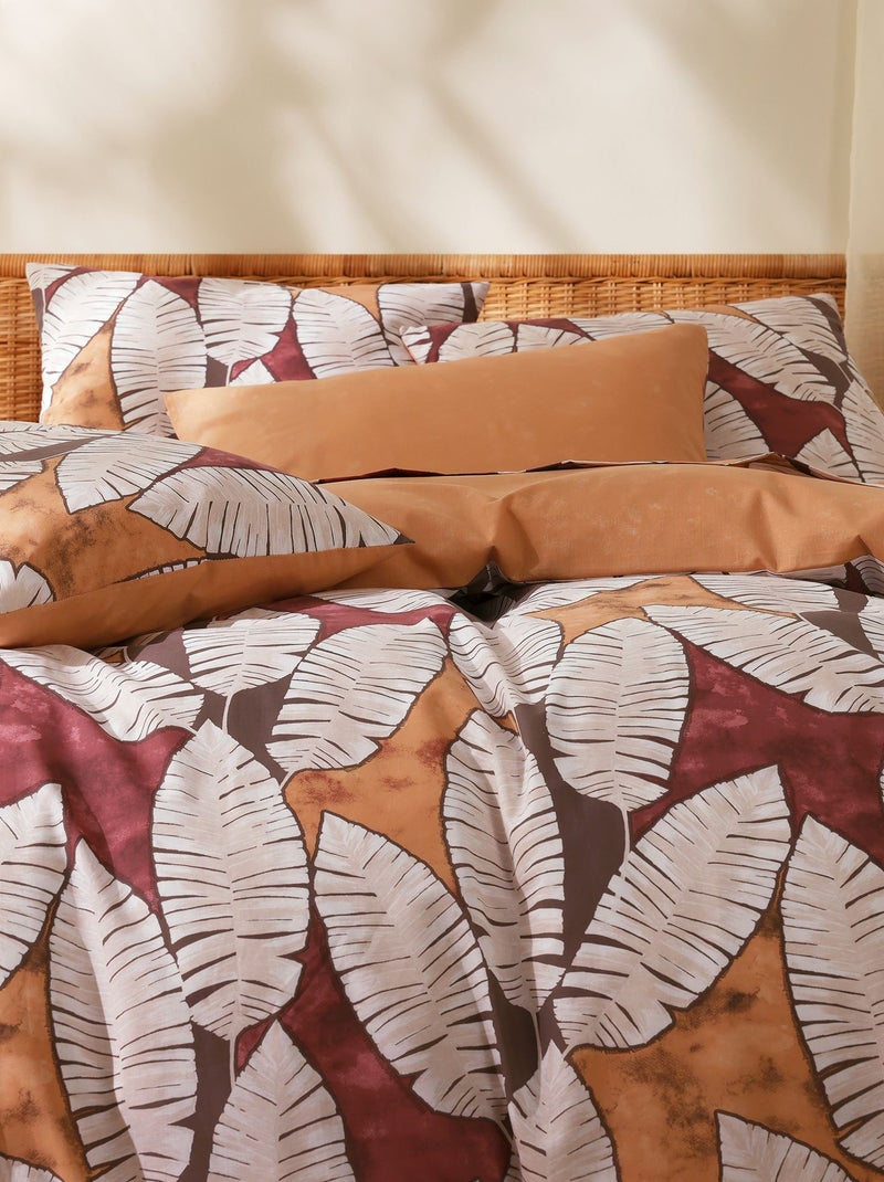 Becquet - Housse de couette PALME en coton Beige - Kiabi