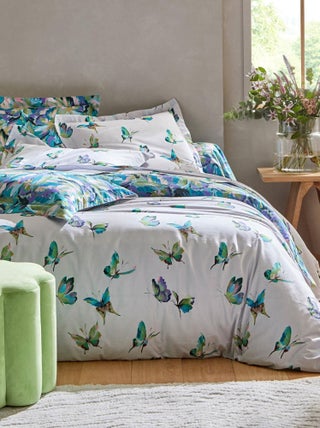 Becquet - Housse de couette PAPILLONNER en coton