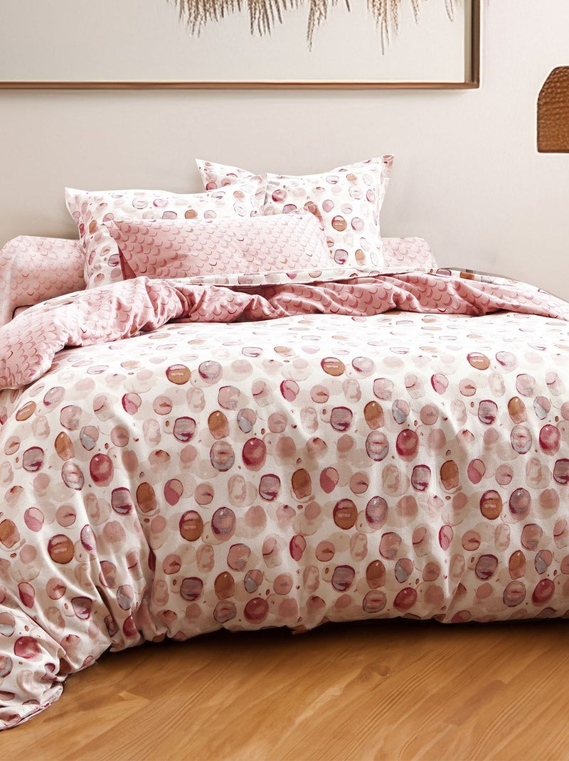 Becquet - Housse de couette PASTILLES COTON en coton Rose - Kiabi