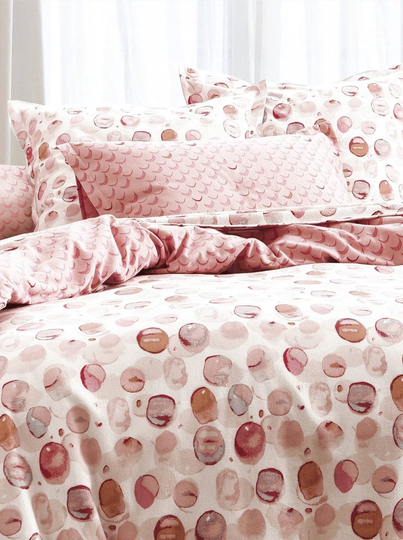 Becquet - Housse de couette PASTILLES COTON en coton Rose - Kiabi