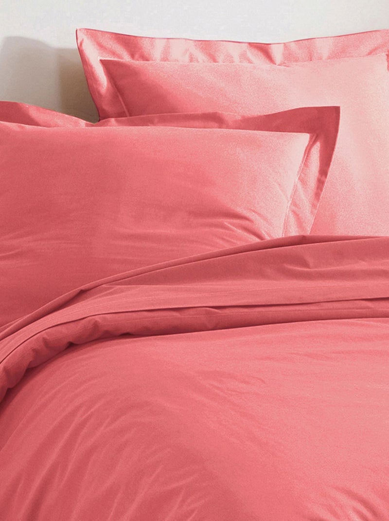 Becquet - Housse de couette PERCALE 2015 en coton Rose foncé - Kiabi