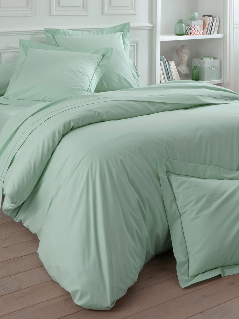 Becquet - Housse de couette PERCALE 2015 en coton Vert clair - Kiabi