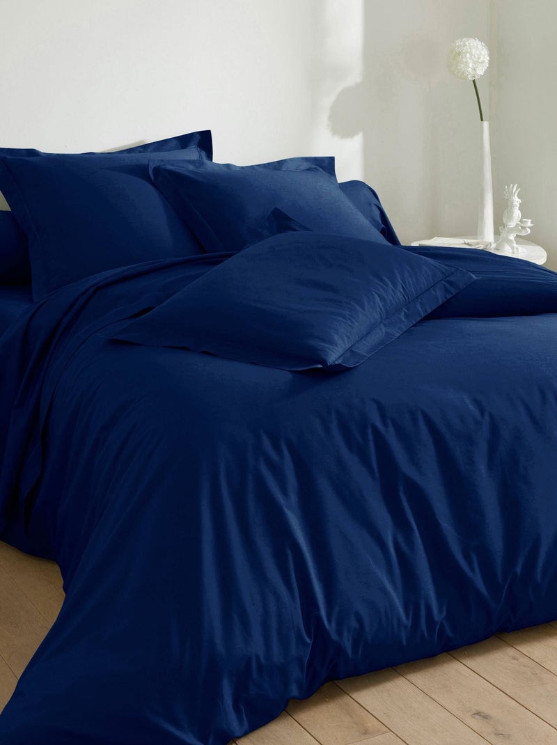 Becquet - Housse de couette POLYCOTON UNI LAURÉAT en coton Indigo - Kiabi