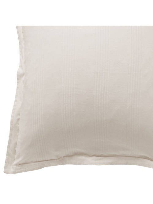 Becquet - Housse de couette SATIN RAYE/UNI en coton - Kiabi Becquet - Housse de couette SATIN RAYE/UNI en coton - Kiabi