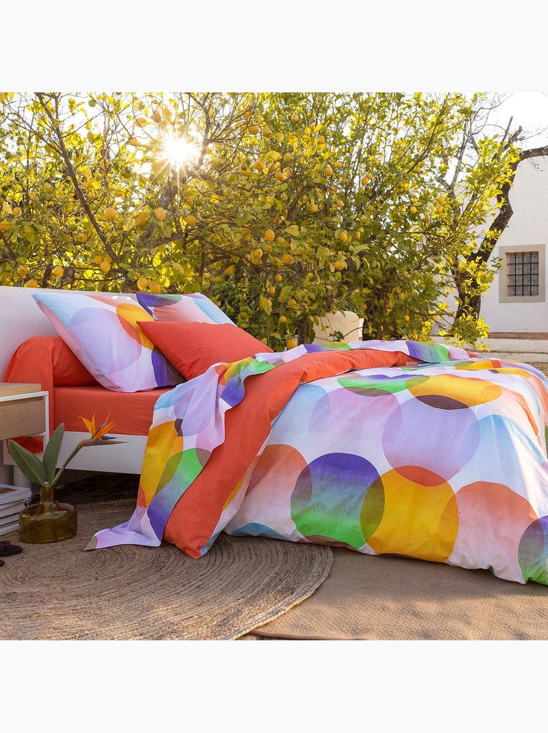 Becquet - Housse de couette SUNRISE en coton Multicolore - Kiabi