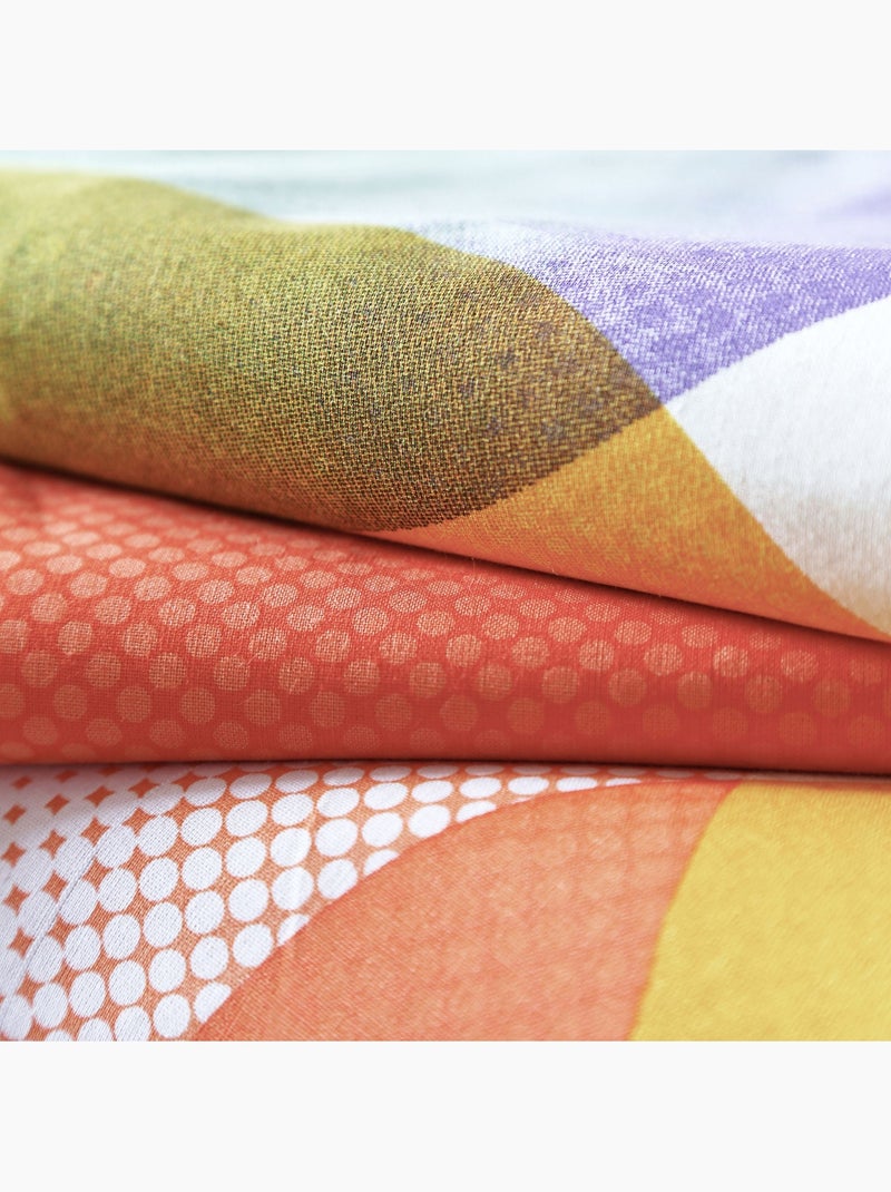 Becquet - Housse de couette SUNRISE en coton Multicolore - Kiabi