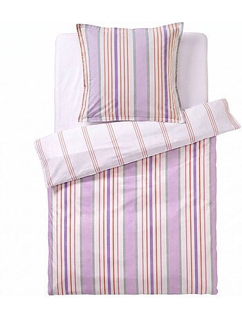 Becquet - housse de couette + taie harmonie junior en coton
