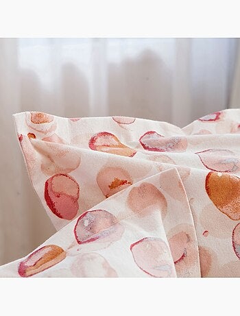 Becquet - housse de couette + taie pastilles junior en coton