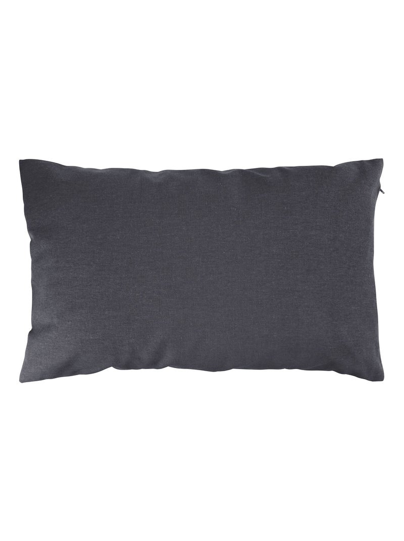 Becquet - Housse de coussin KEVARA en coton Gris Argenté - Kiabi