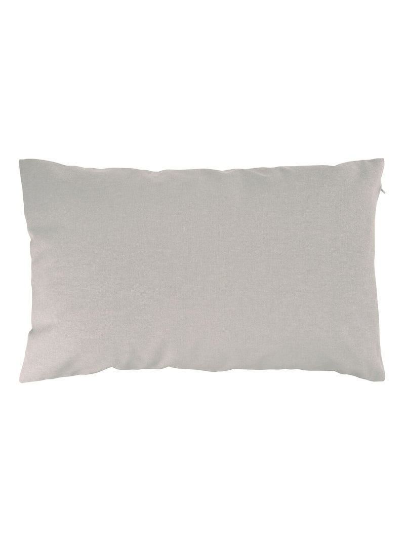 Becquet - Housse de coussin KEVARA en coton Gris chiné - Kiabi