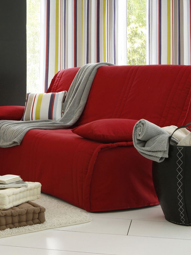 Becquet - Housse de coussin KEVARA en coton Rouge - Kiabi