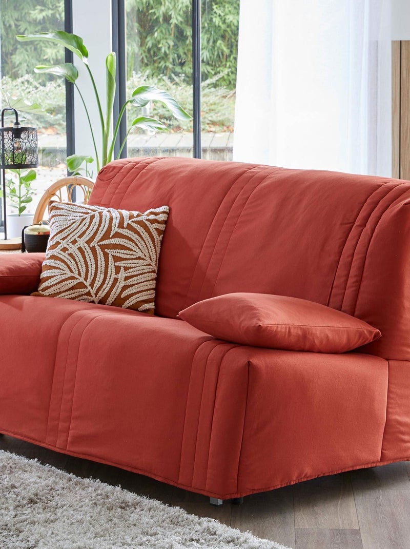 Becquet - Housse de coussin KEVARA en coton Terracotta - Kiabi