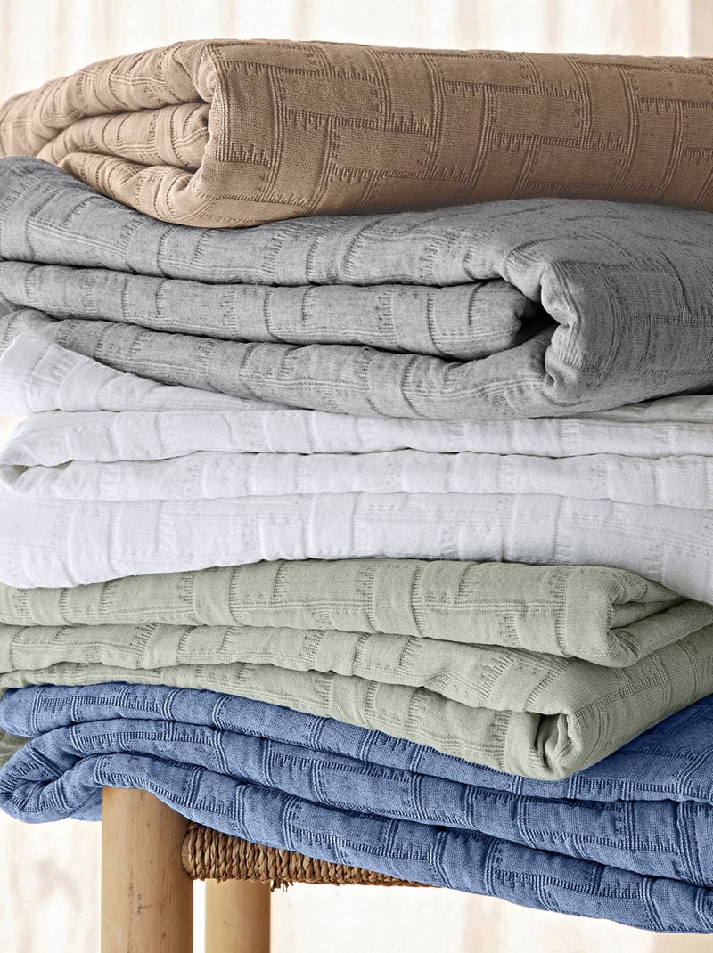 Becquet - Housse de coussin LADRI en coton Blanc - Kiabi