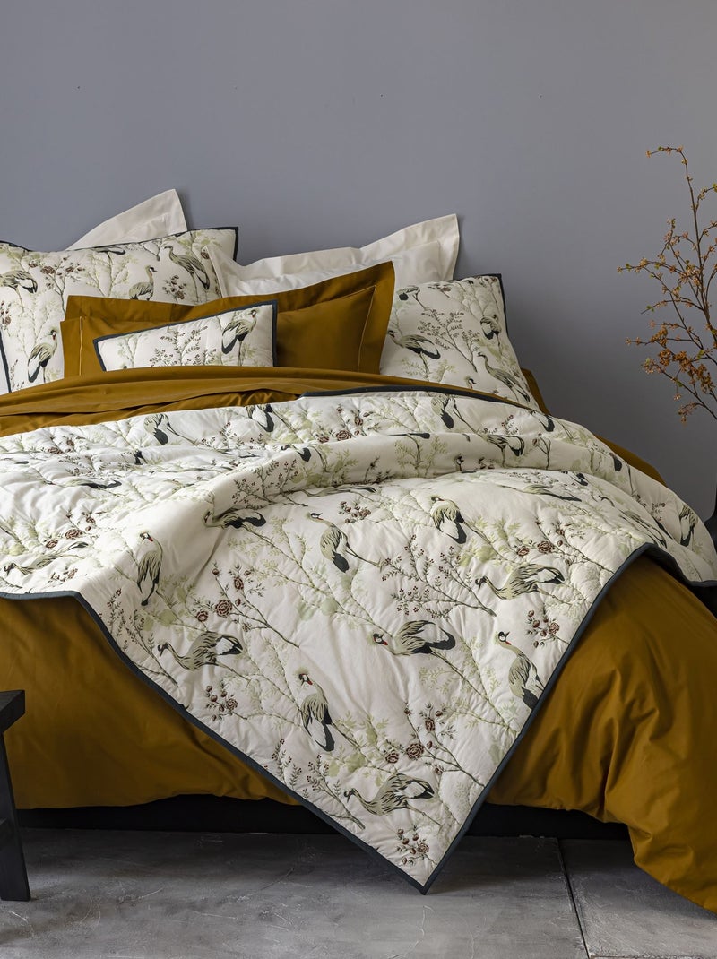 Becquet - Housse de coussin MIYA en coton Beige clair - Kiabi