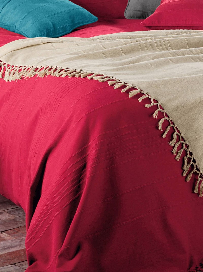 Becquet - Housse de coussin ORION en coton Beige - Kiabi