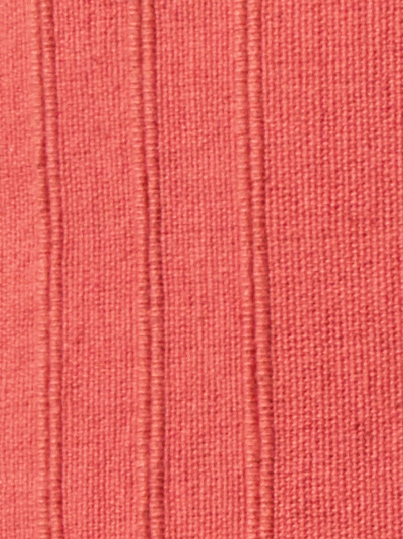 Becquet - Housse de coussin ORION en coton Rouge brique - Kiabi