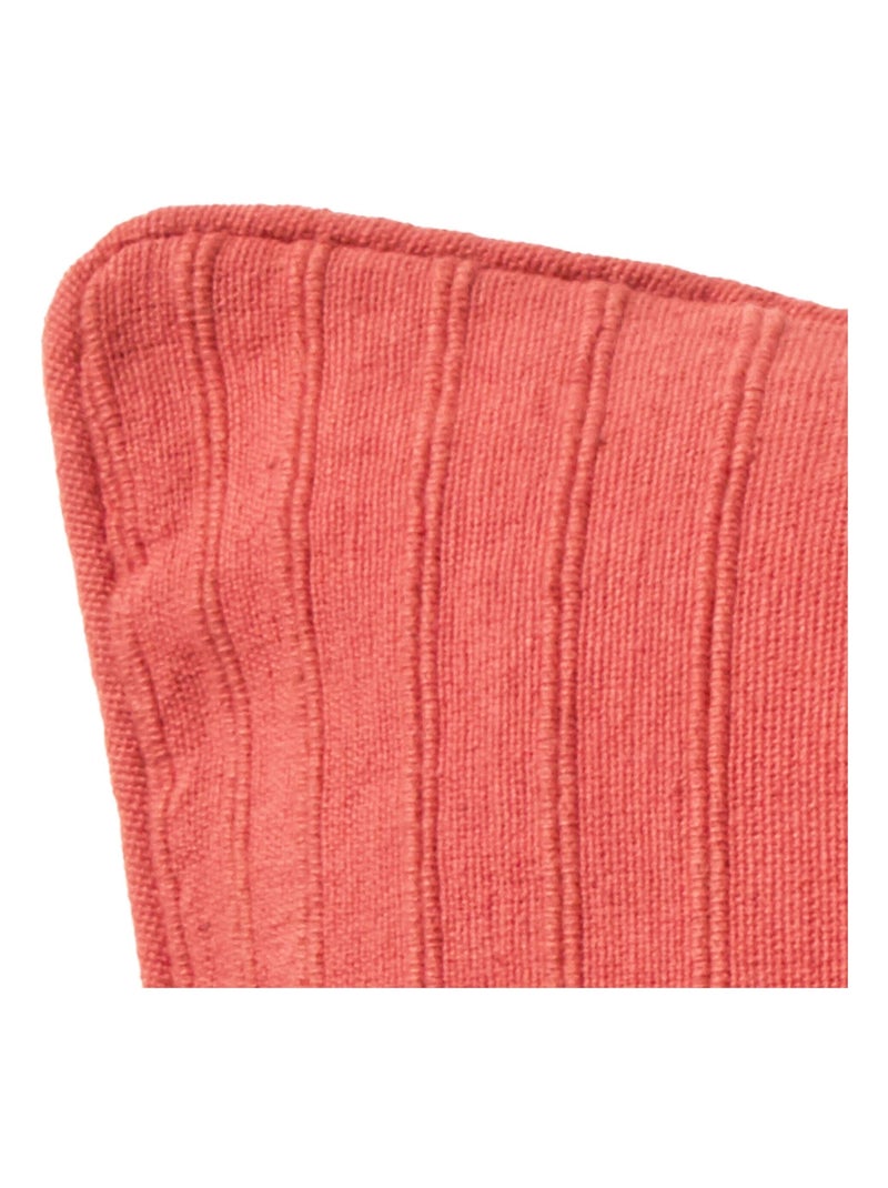 Becquet - Housse de coussin ORION en coton Rouge brique - Kiabi