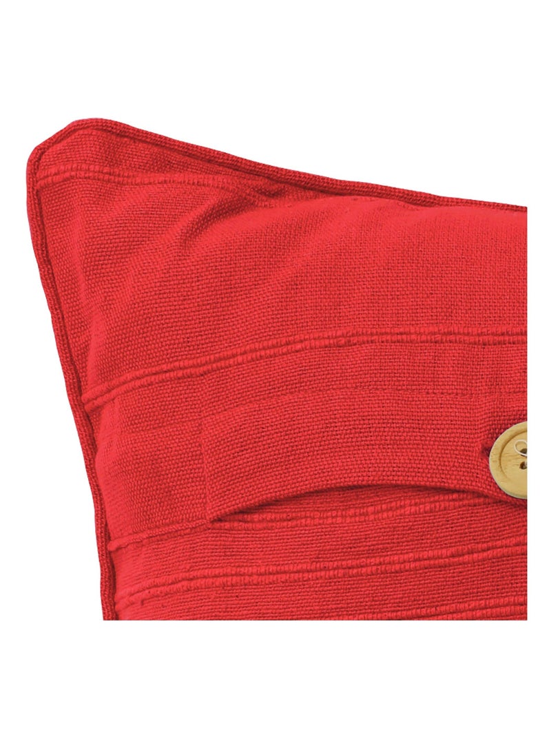 Becquet - Housse de coussin ORION en coton Rouge - Kiabi