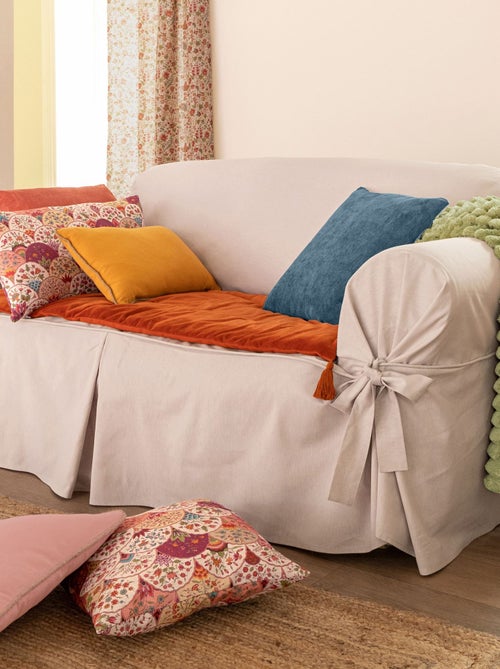 Becquet - Housse de coussin PERSIA en coton - Kiabi Becquet - Housse de coussin PERSIA en coton - Kiabi