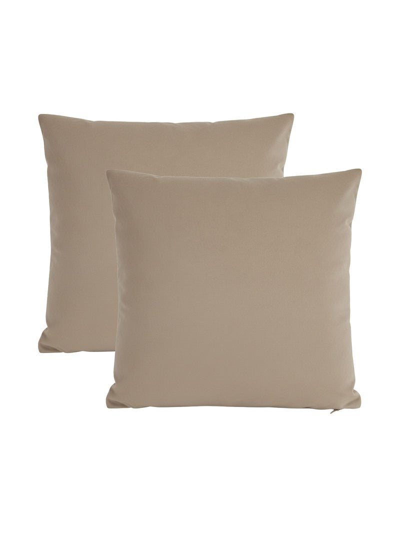 Becquet - Housse de coussin ROYALE en polyester Beige sable - Kiabi