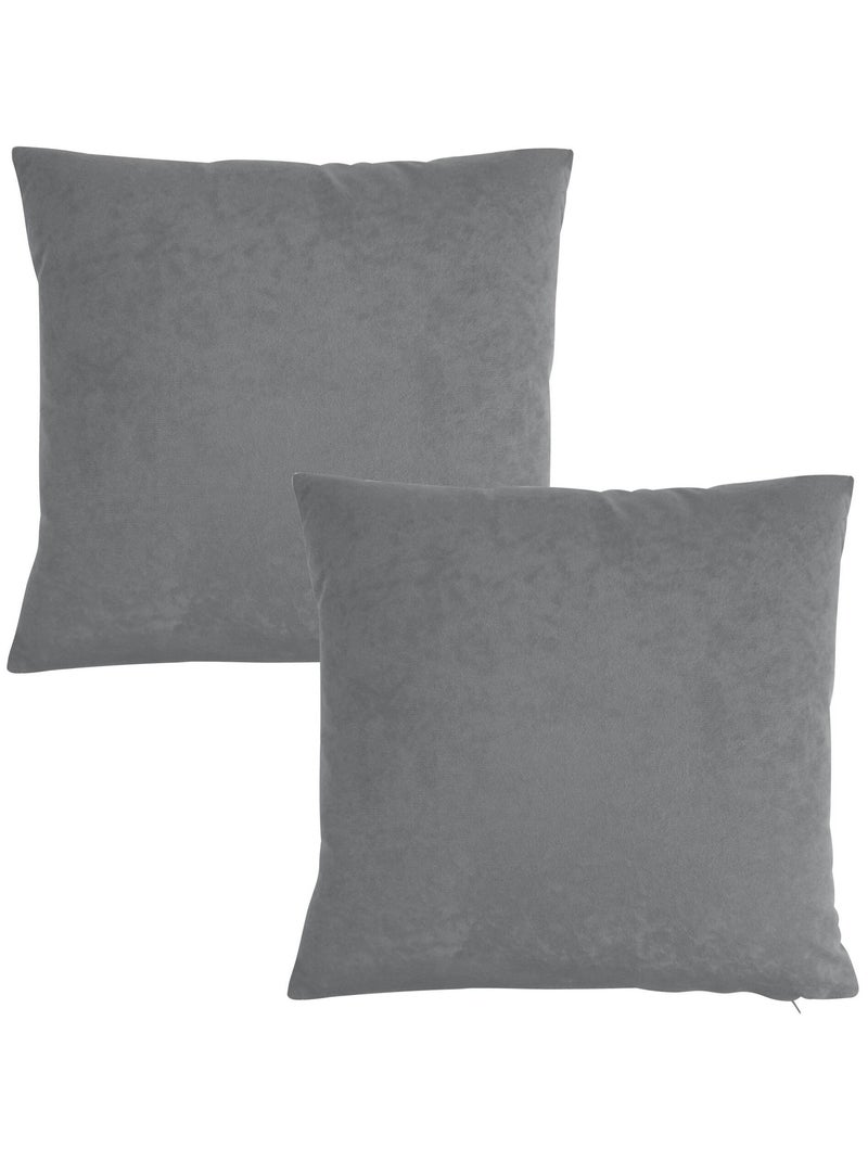 Becquet - Housse de coussin ROYALE en polyester Gris Argenté - Kiabi
