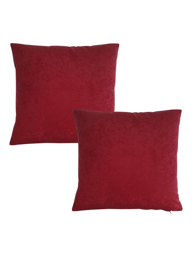 Becquet - Housse de coussin ROYALE en polyester Rose framboise - Kiabi