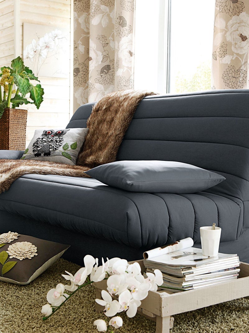 Becquet - Housse de coussin SOLVEIG en polyester Gris Argenté - Kiabi