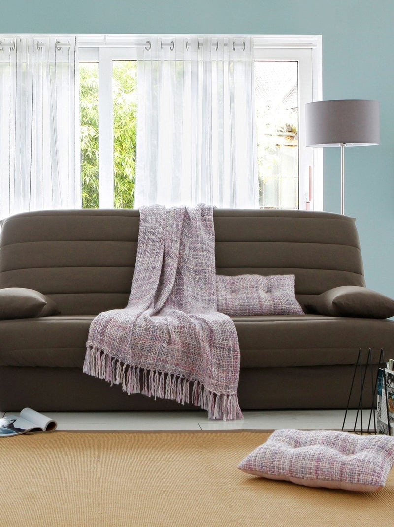 Becquet - Housse de coussin SOLVEIG en polyester Taupe - Kiabi