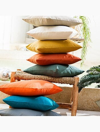 Becquet - Housse de coussin TOILE D'EXTERIEUR en polyester