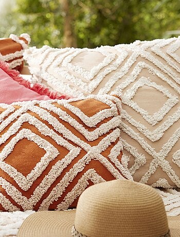 Becquet - Housse de coussin TUFT MEDINA en coton