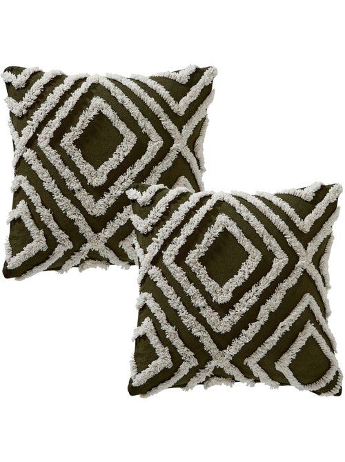 Becquet - Housse de coussin TUFT MEDINA en coton - Kiabi