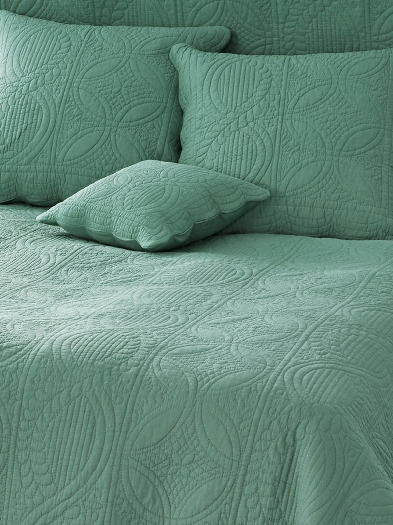 Becquet - Housse d'oreiller BAILLARGUES en coton Vert - Kiabi