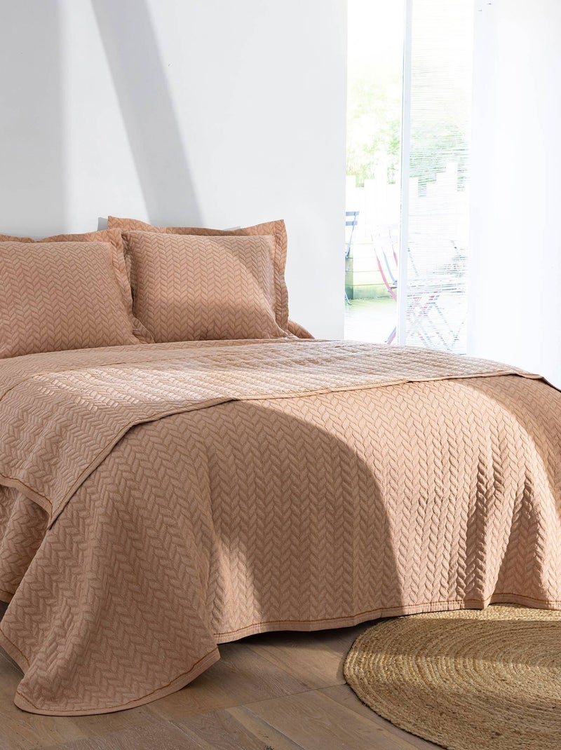 Becquet - Housse d'oreiller JUDITE en coton Blush - Kiabi