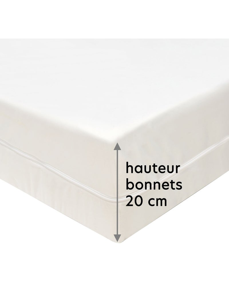Becquet - Housse renove matelas HOUSSE INTEGRALE PU en polyester Blanc - Kiabi