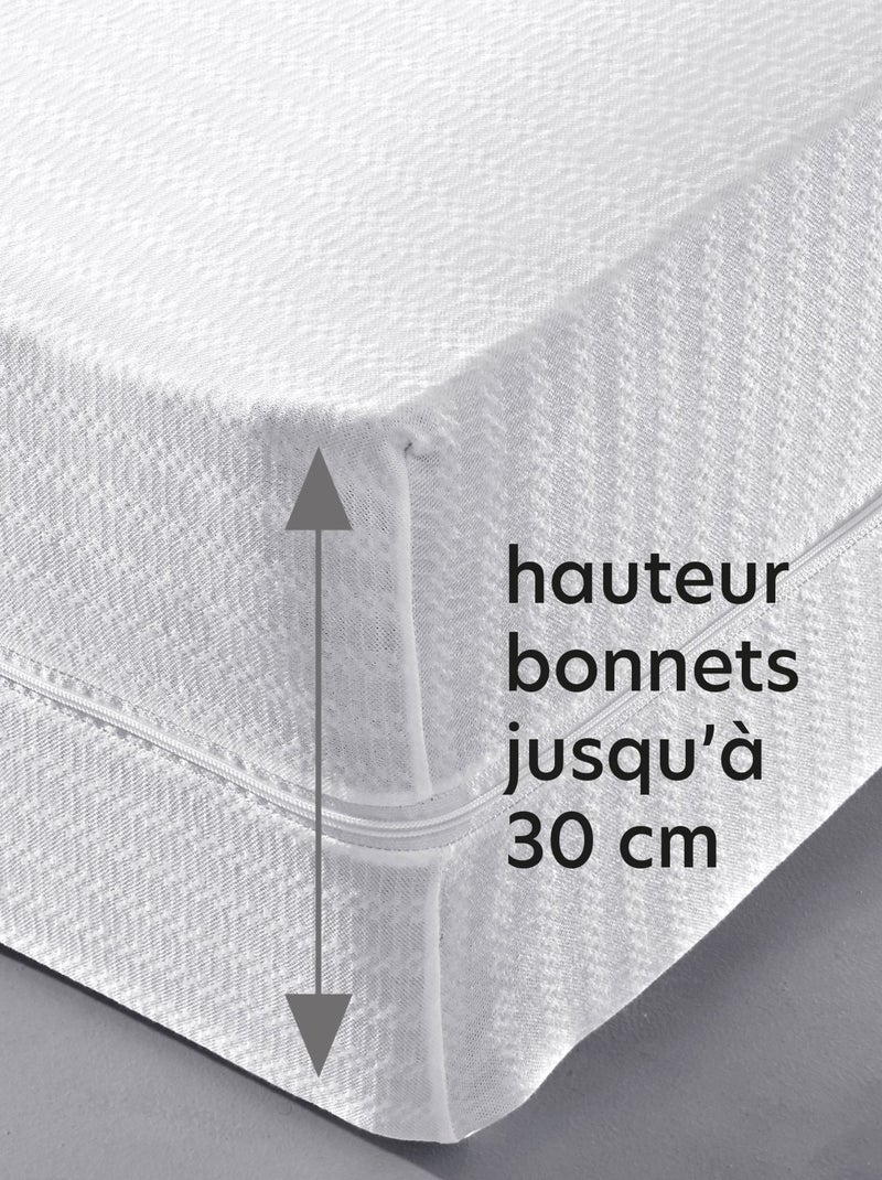 Becquet - Housse renove matelas RENOVE MATELAS TRICOT JERSEY en coton Blanc - Kiabi