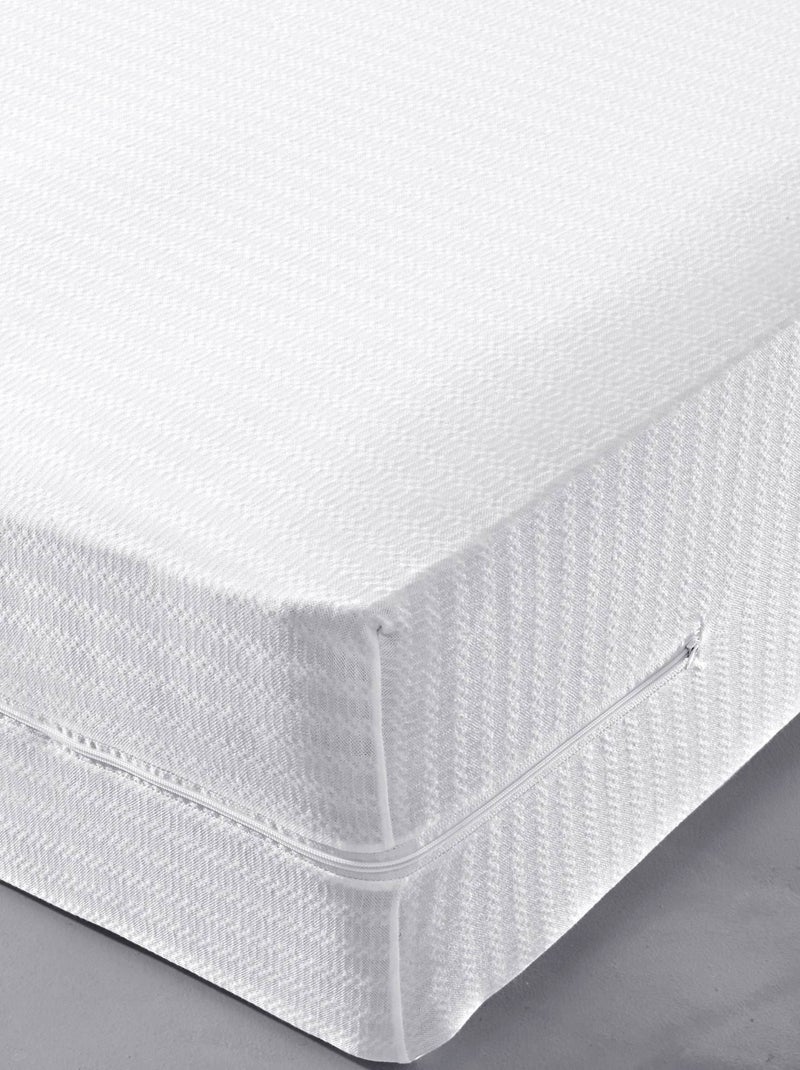Becquet - Housse renove matelas RENOVE MATELAS TRICOT JERSEY en coton Blanc - Kiabi