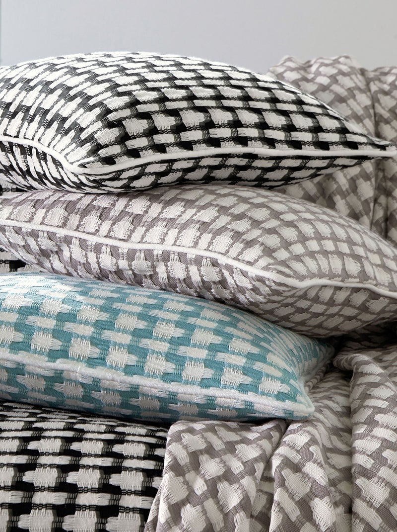 Becquet - Jeté de canapé MORGANS en coton Beige - Kiabi