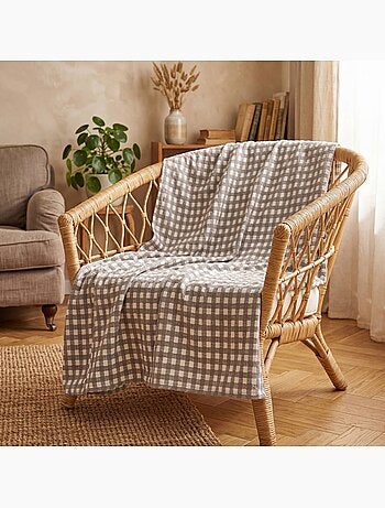 Becquet - Jeté de fauteuil MORGANS en coton